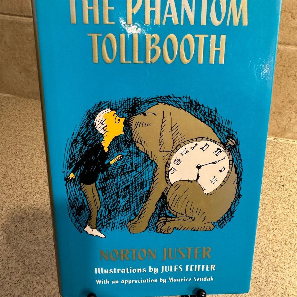 The Phantom Tollbooth by Norton Juster Hardcover Fantasy Novel Ages 9-12